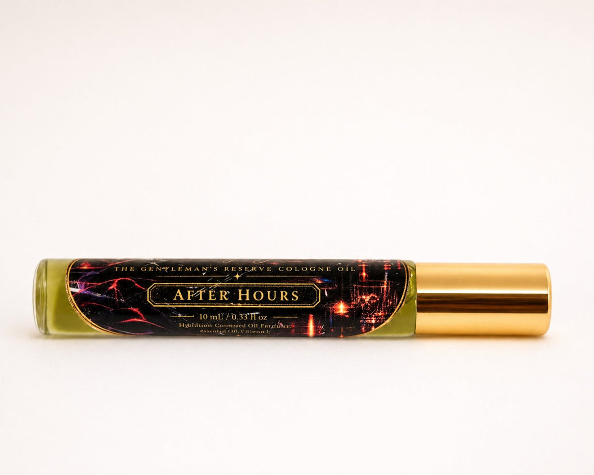 After Hours 10 mL cologne oil roller from The Gentleman’s Reserve by Essentially Yours