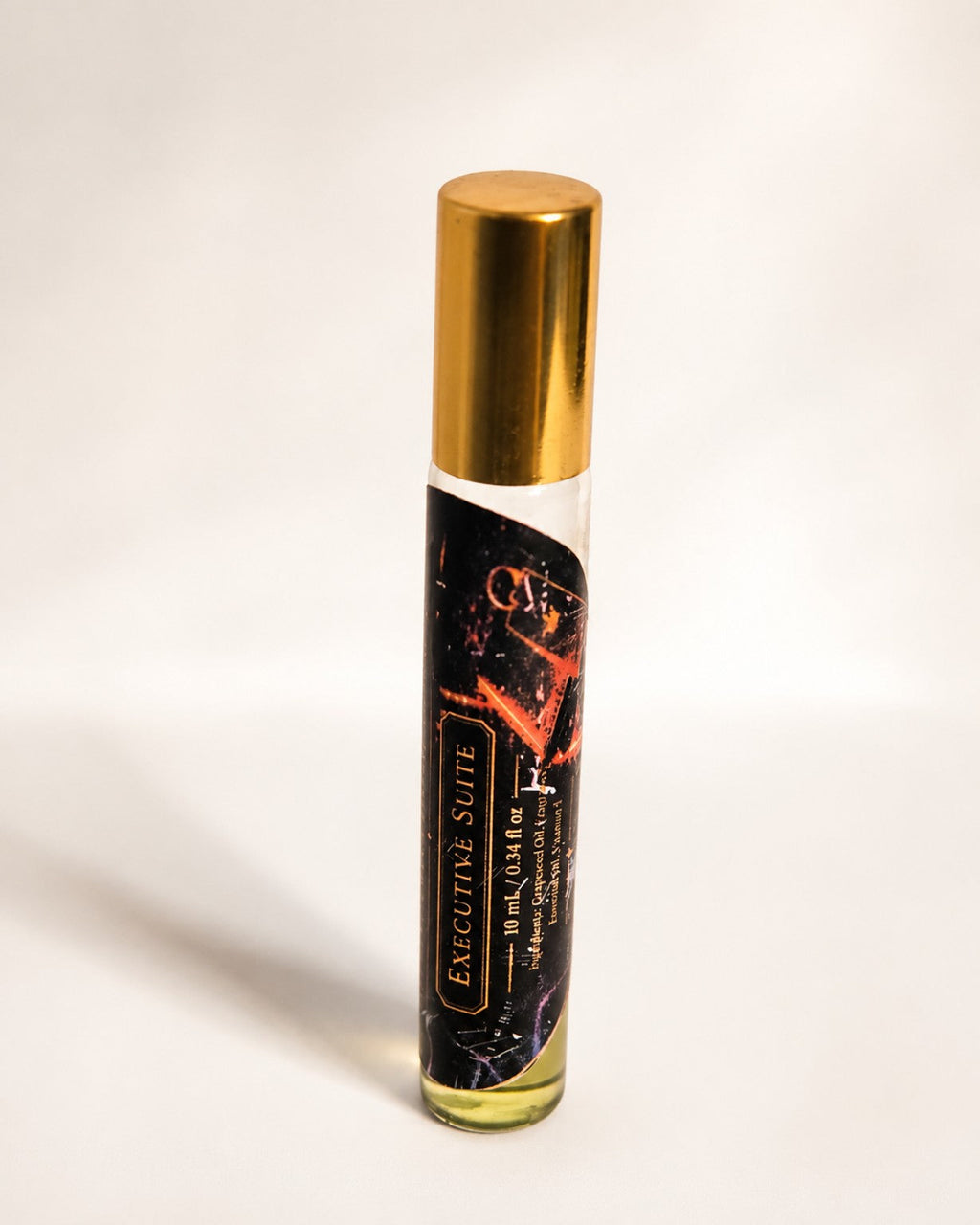 Executive Suite 10 mL cologne oil roller standing upright from The Gentleman’s Reserve by Essentially Yours