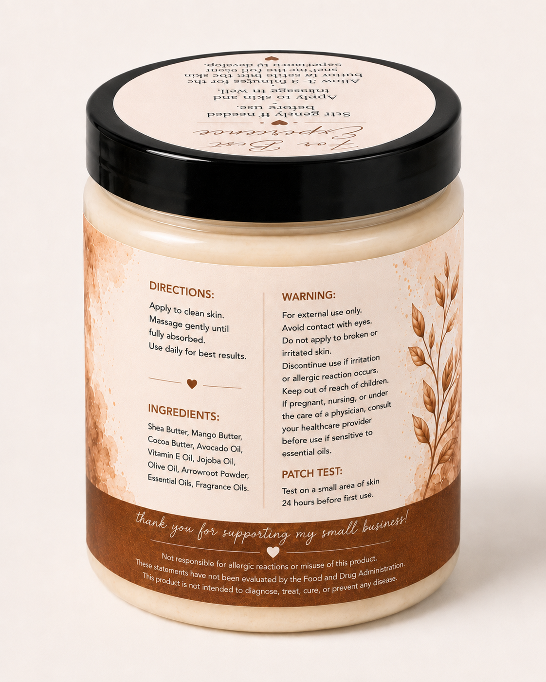 Cocoa Dipped & Honey Covered Whipped Body Butter