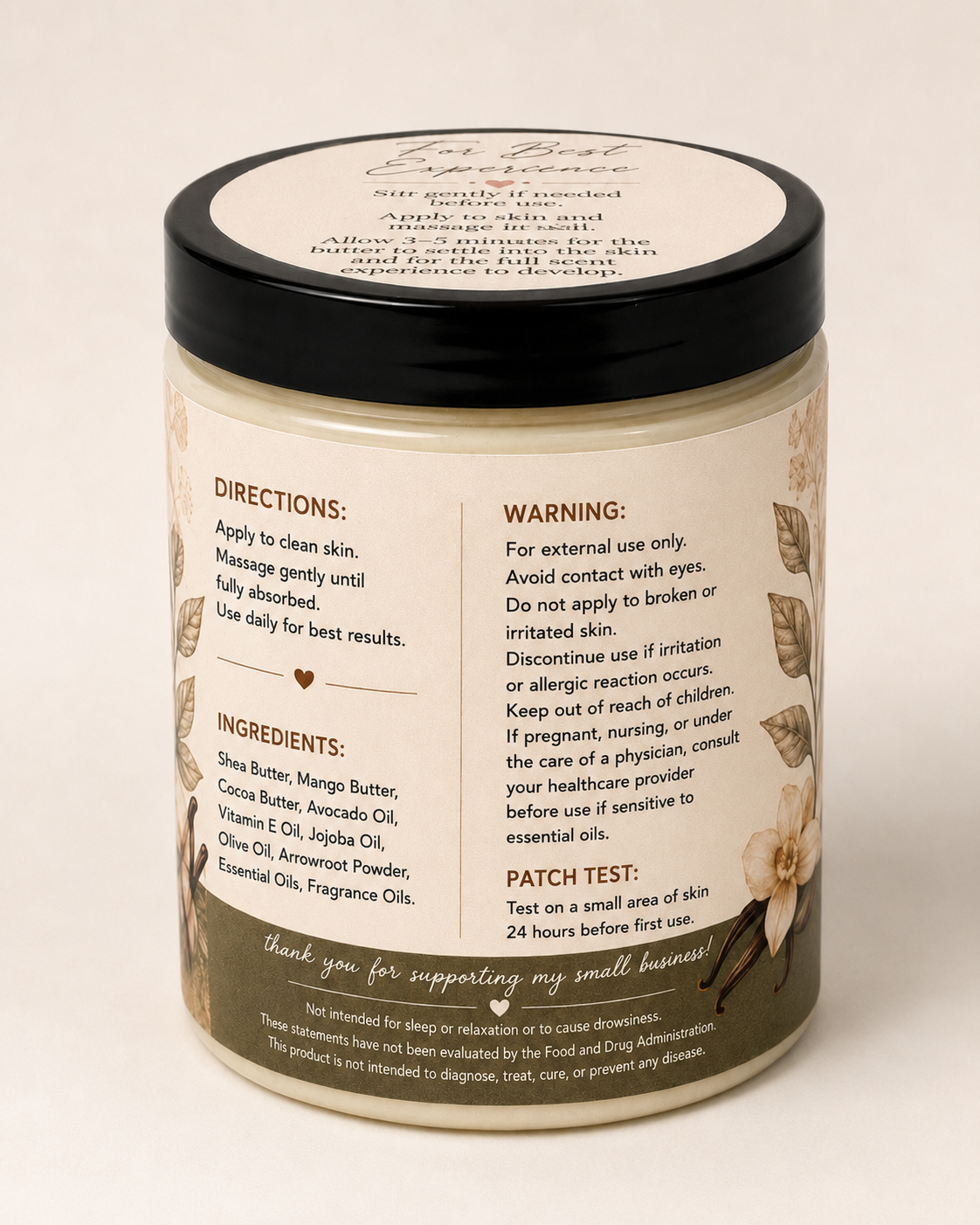 Sweet Sandalwood Serenity Whipped Body Butter